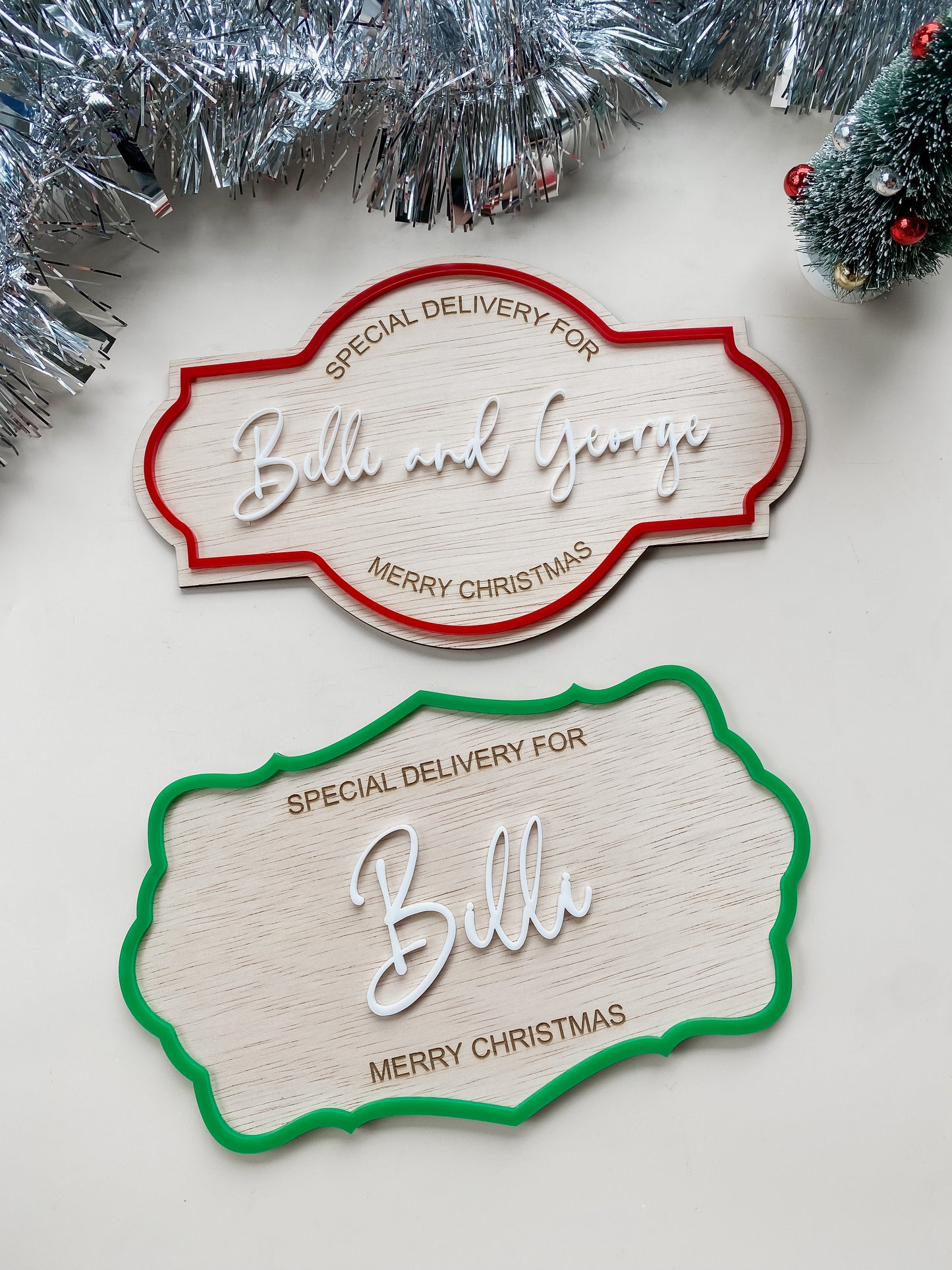 Christmas Crate Decorative Sign