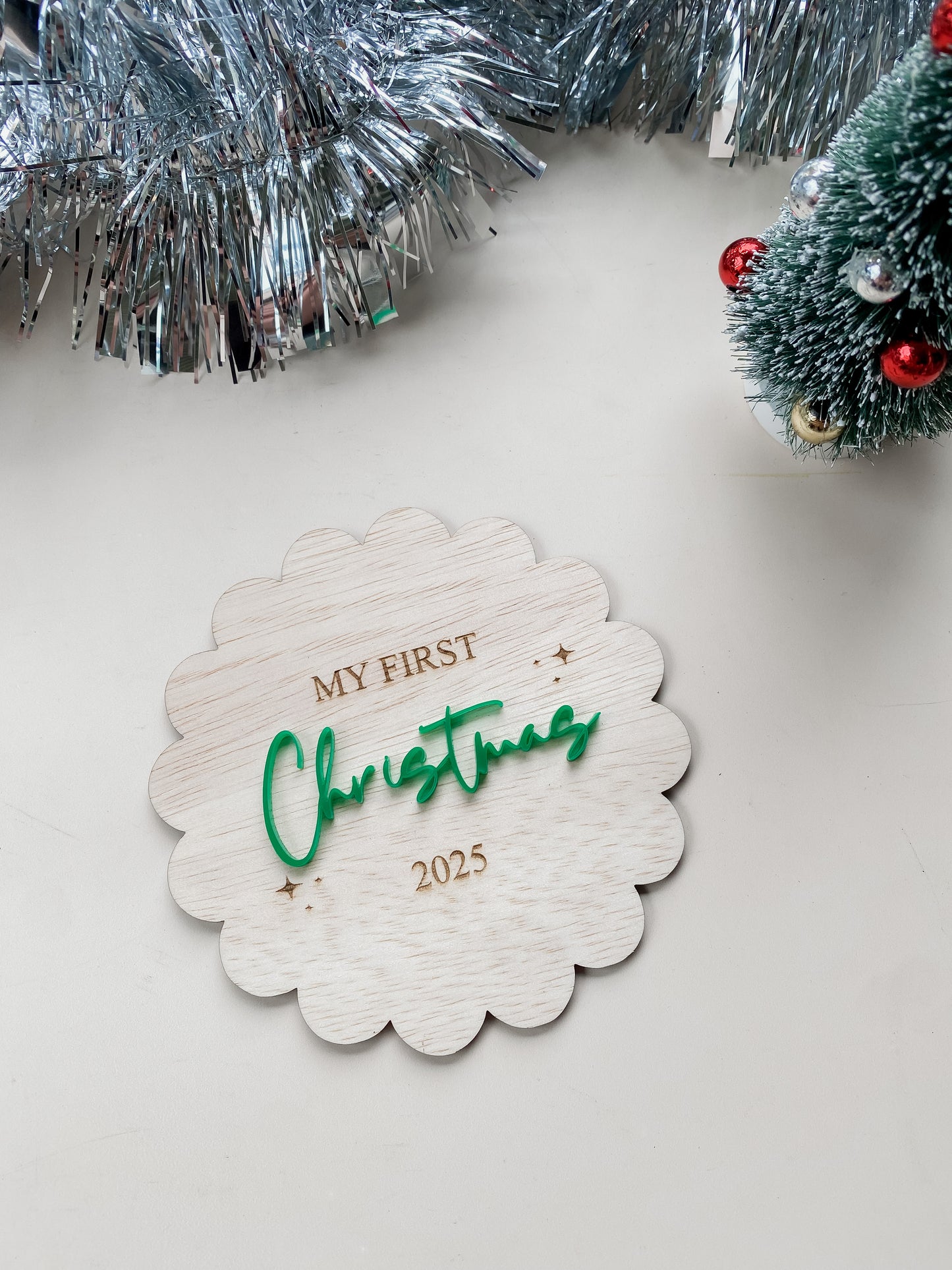 My First Christmas Sign - STANDARD