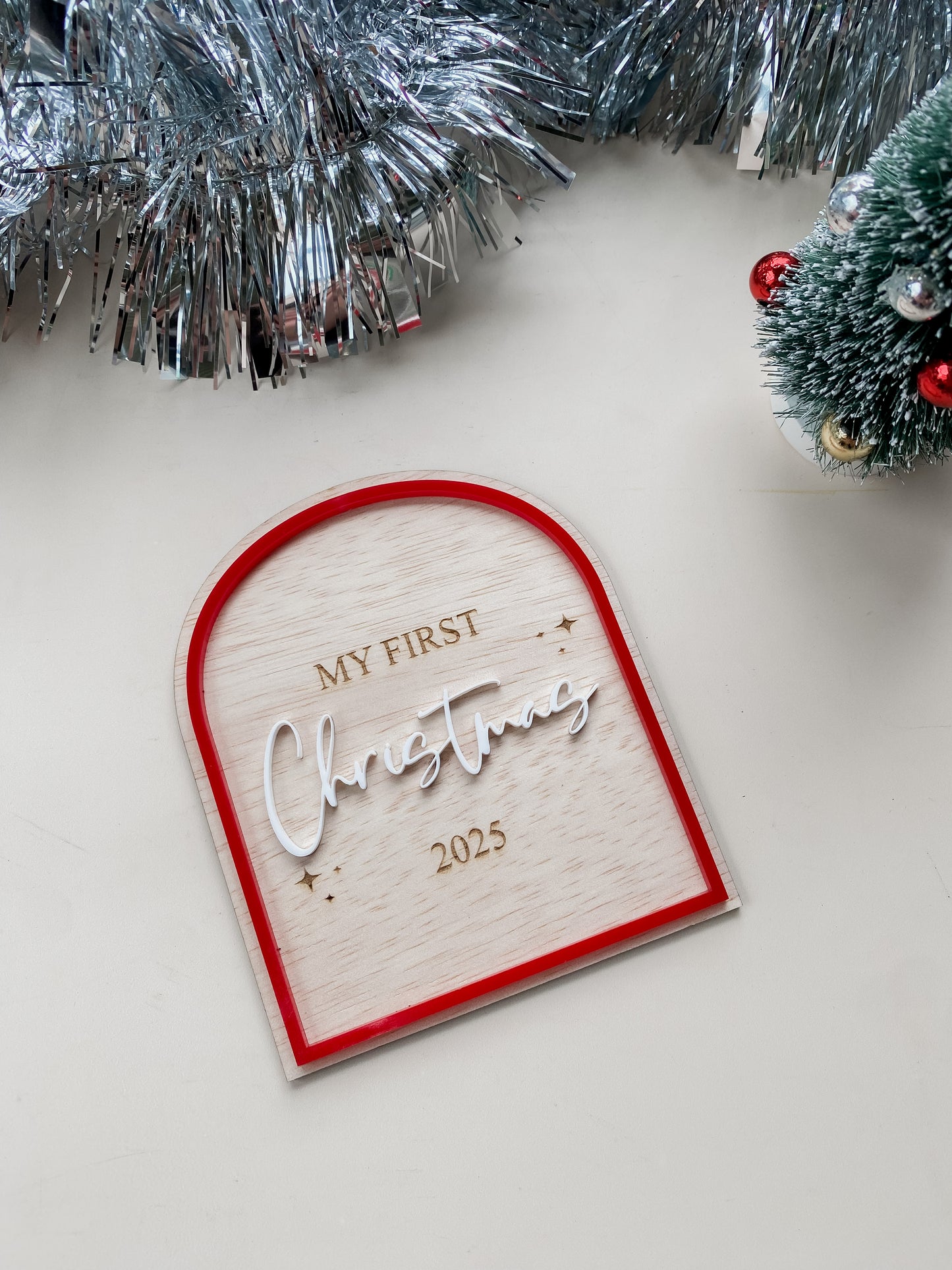 My First Christmas Sign - STANDARD