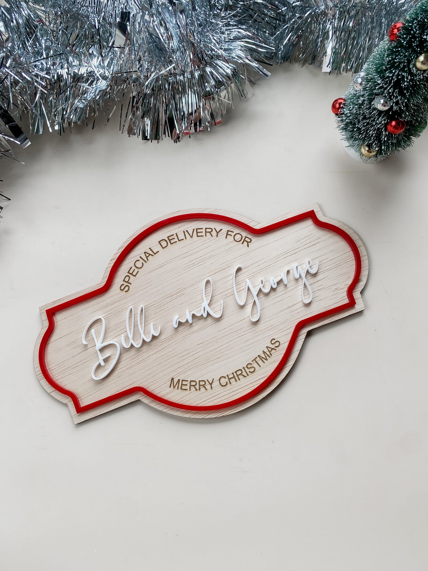 Christmas Crate Decorative Sign