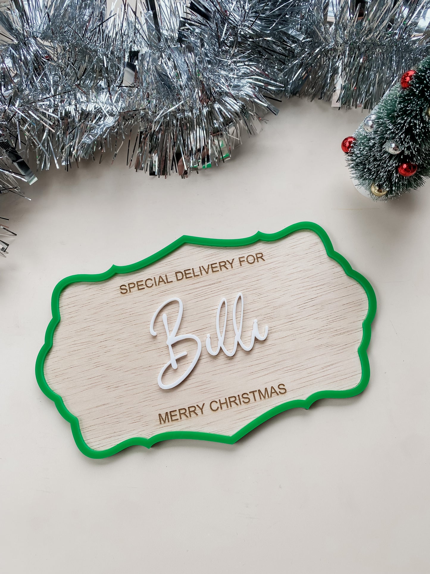Christmas Crate Decorative Sign