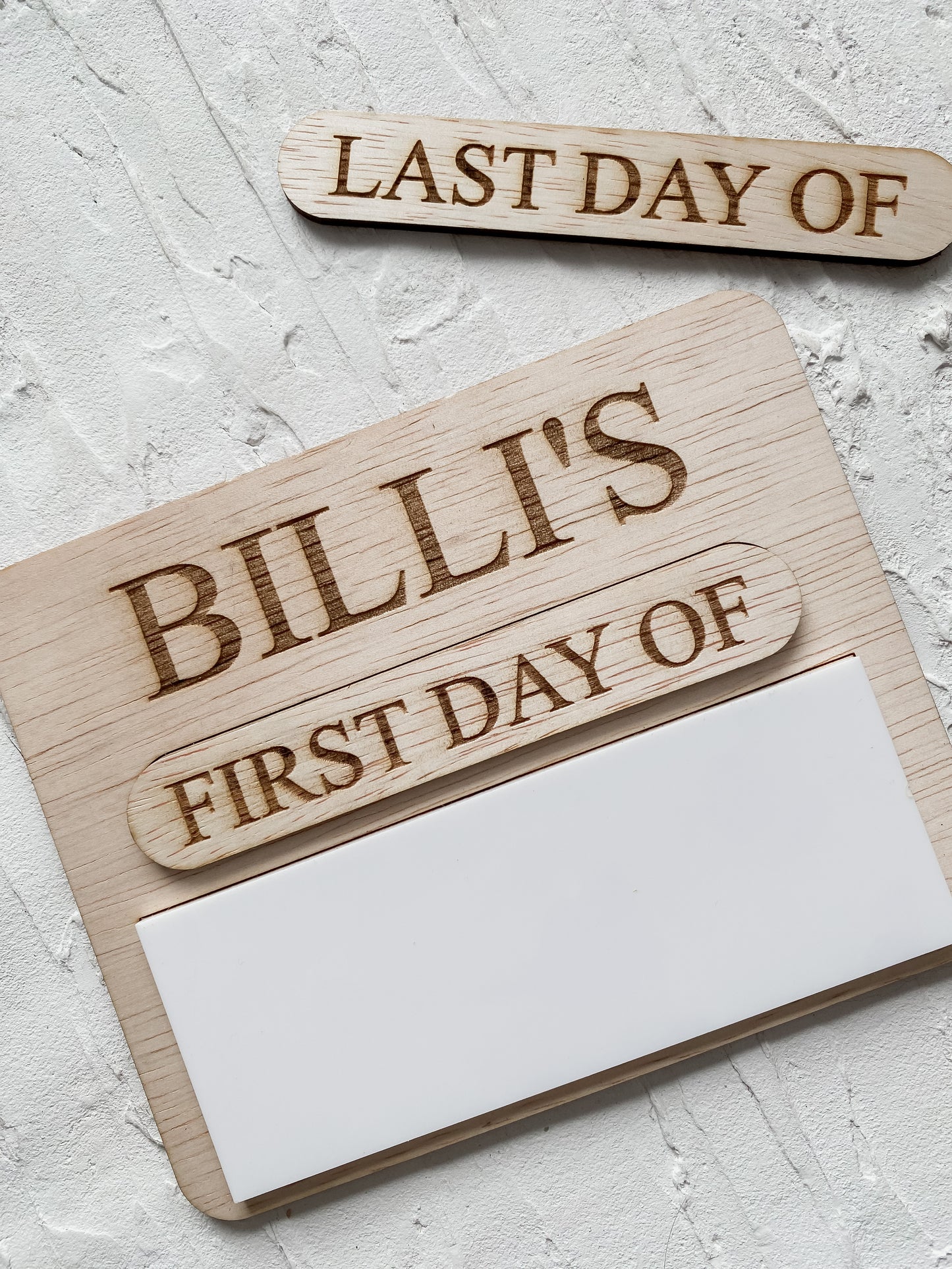 Personalised School Memory Sign