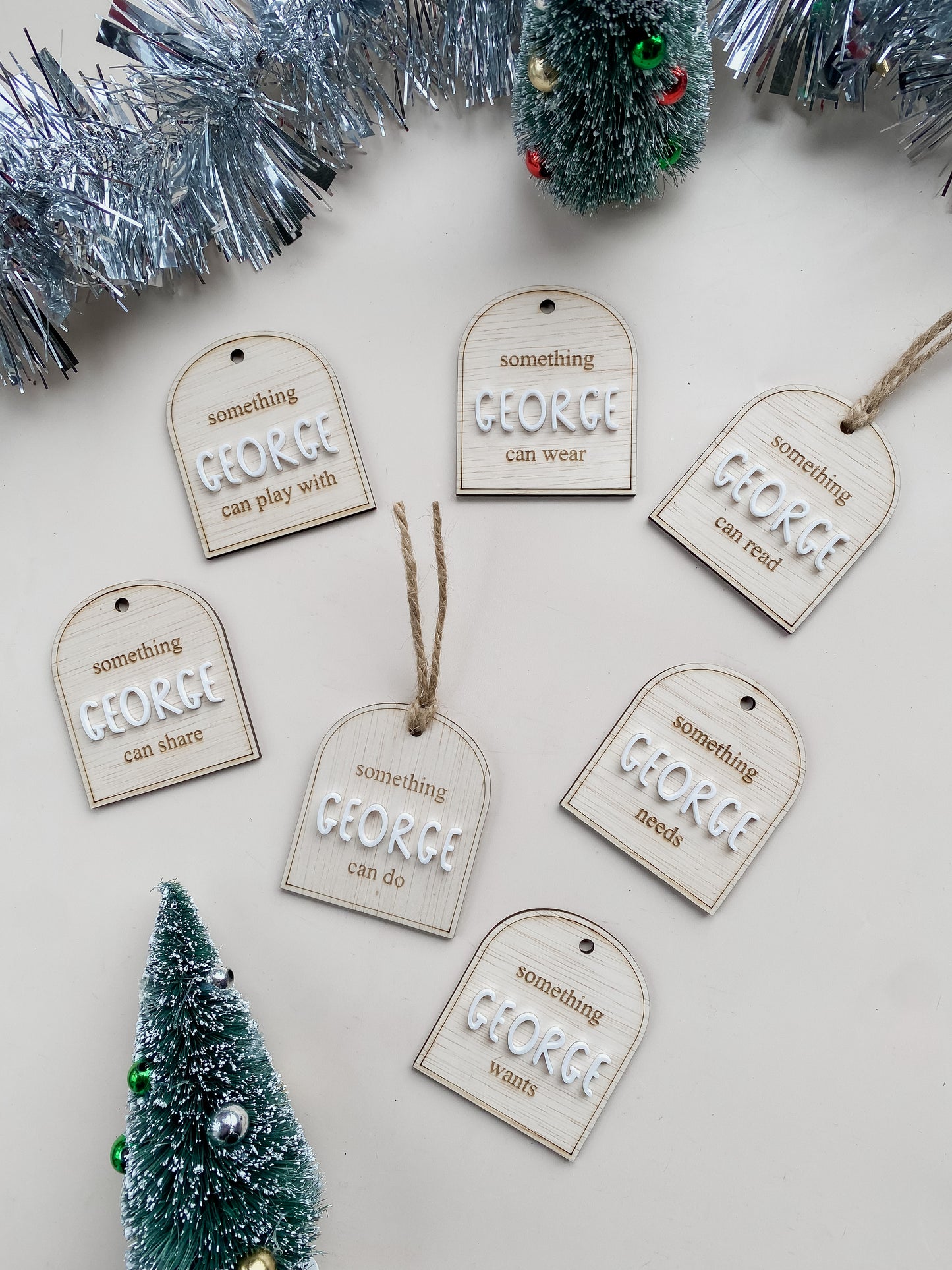 Mindful Gift Tags - Personalised Acrylic