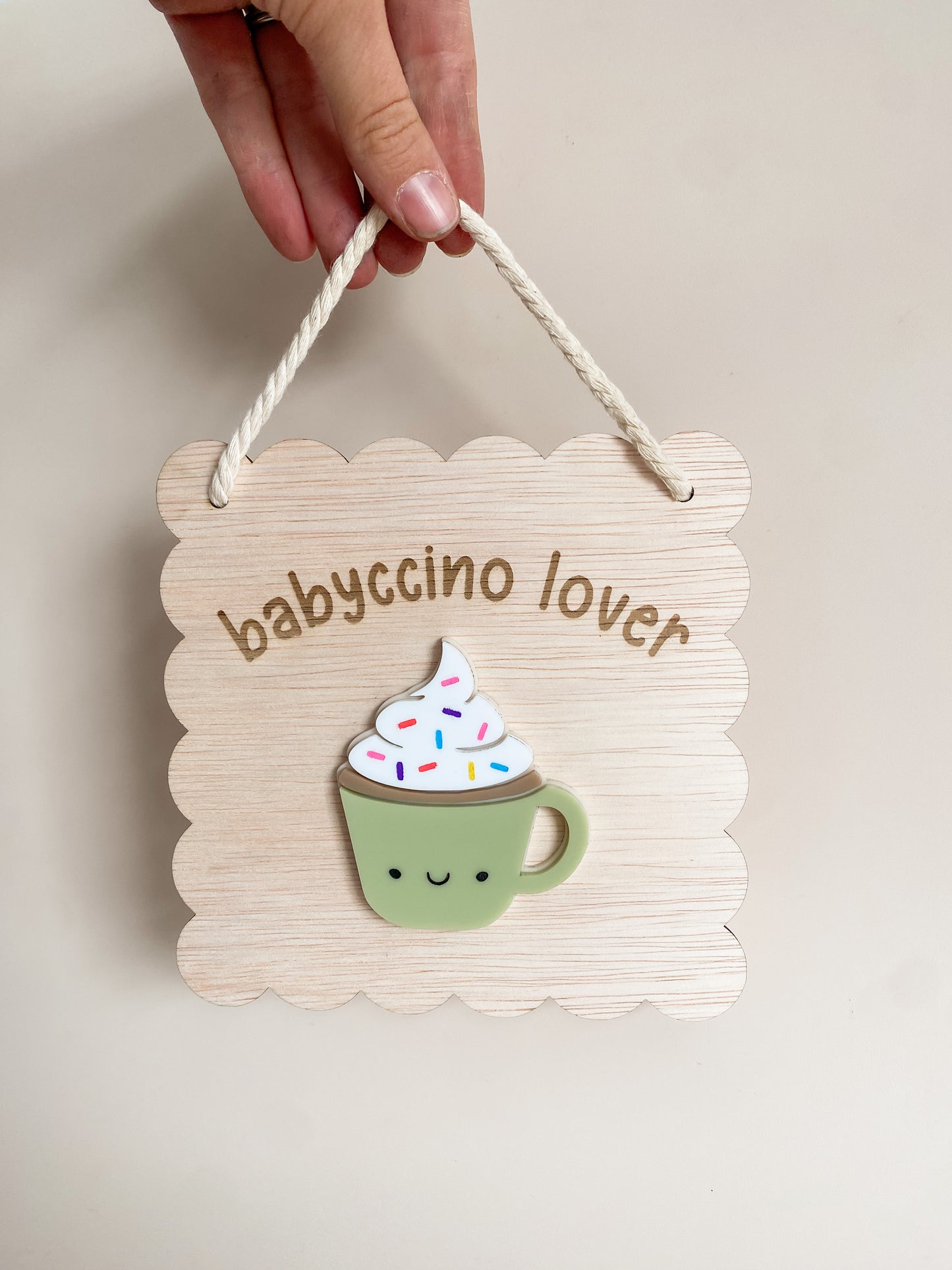 Babyccino Lover Sign