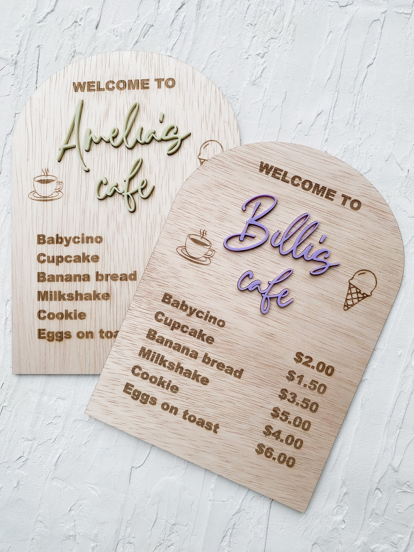 Personalised Cafe Sign