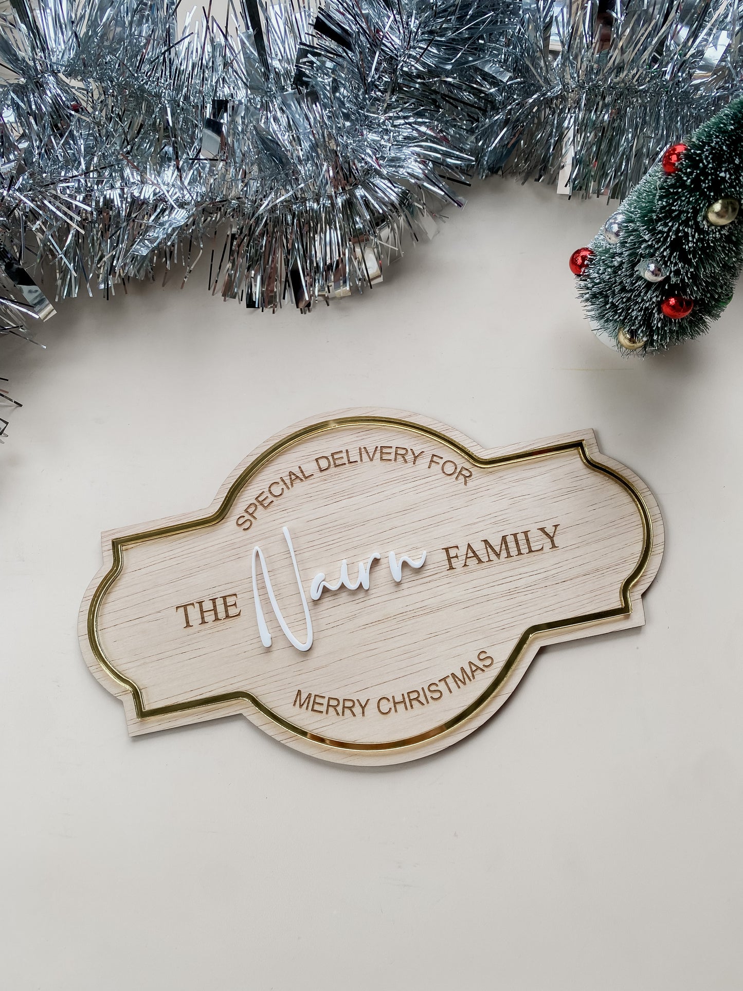 Christmas Crate Decorative Sign