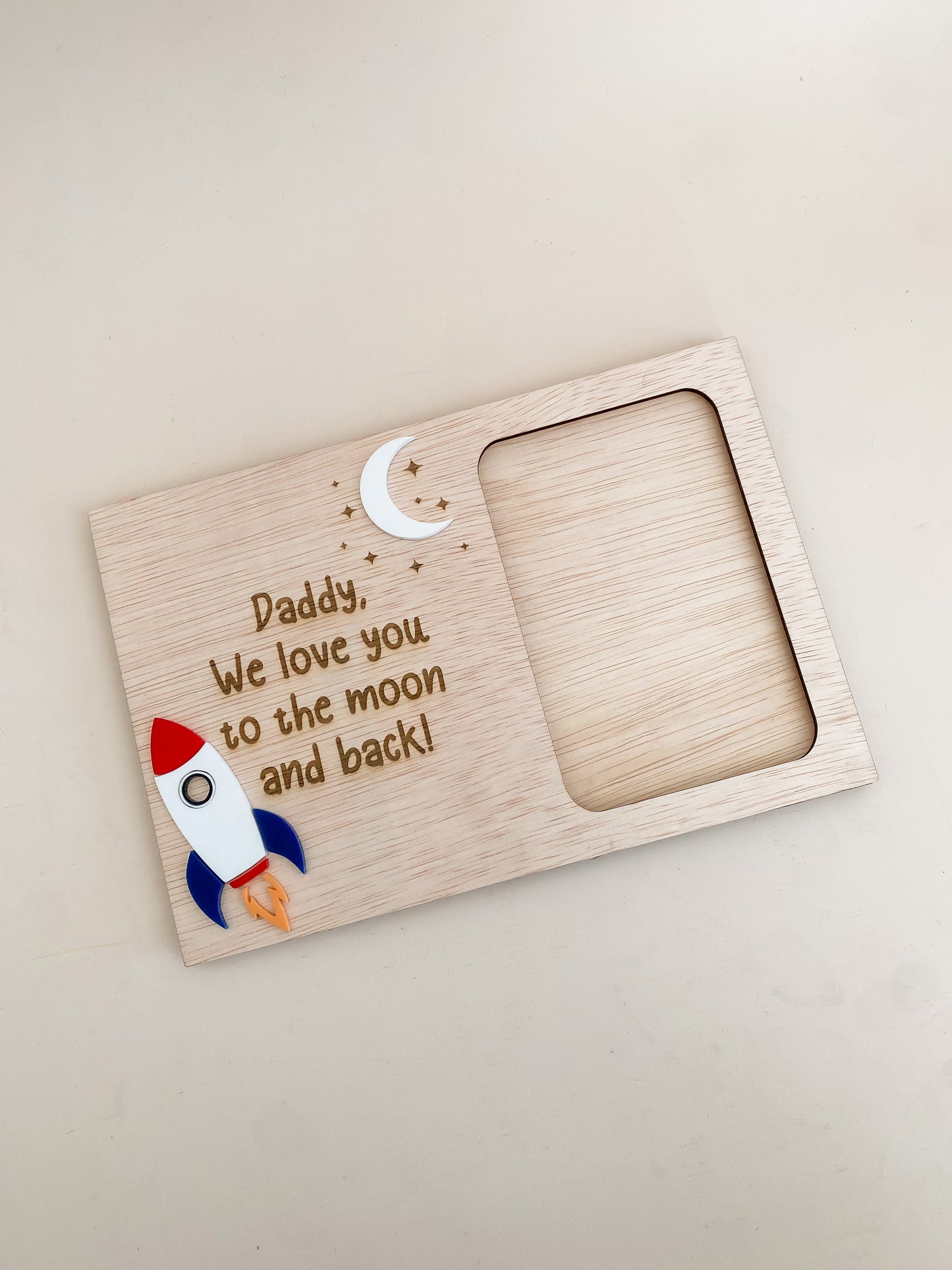 I love you to the moon and back Photo Frame