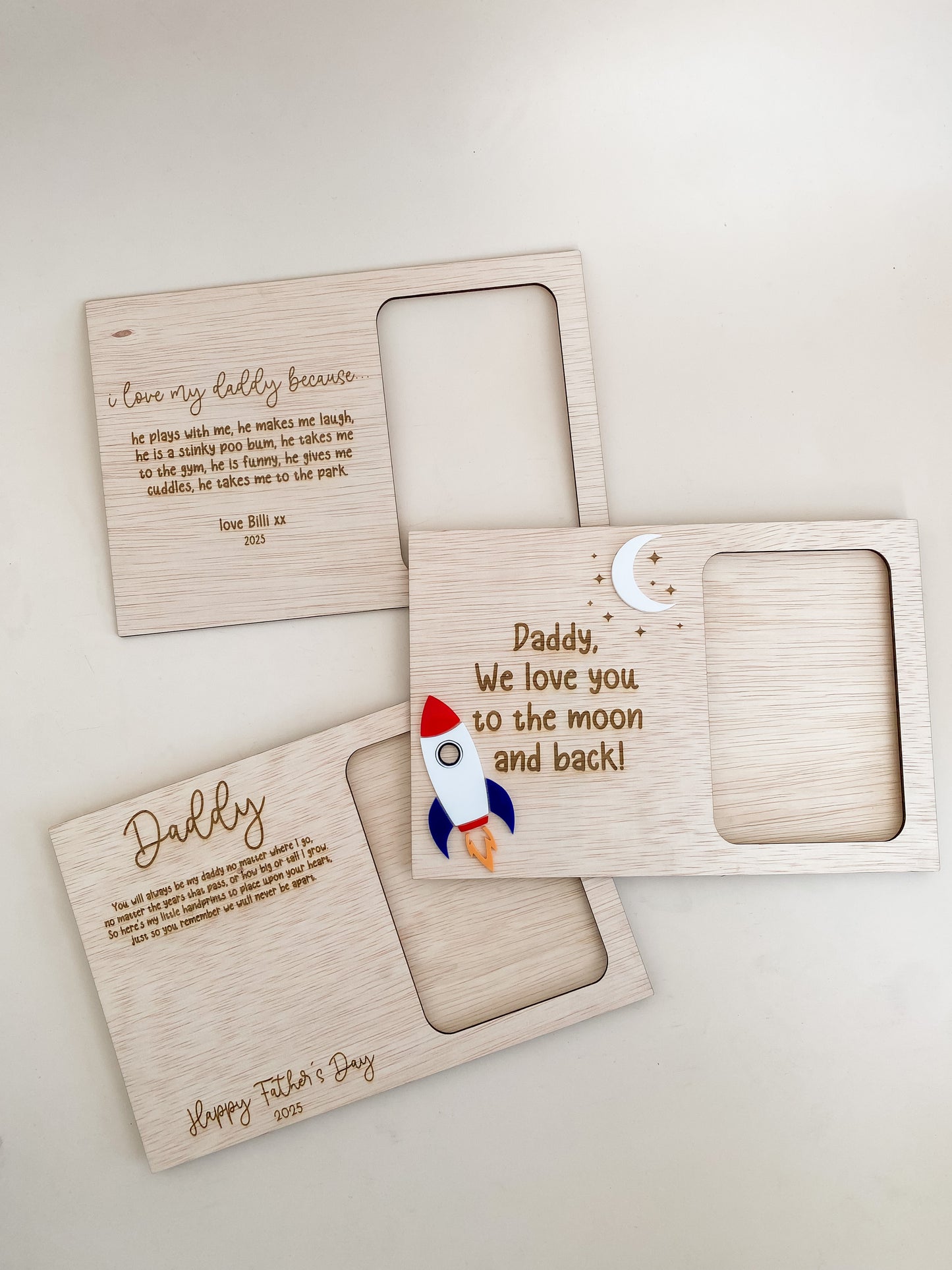 I love you to the moon and back Photo Frame