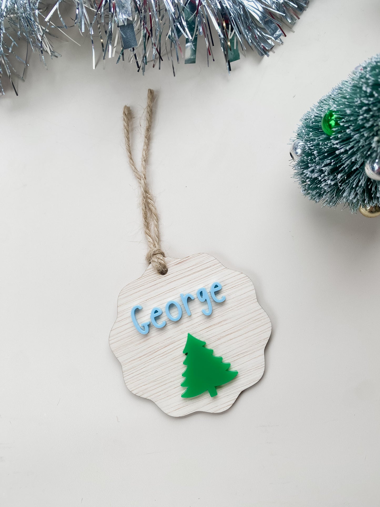 Christmas Bauble - ACRYLIC NAME