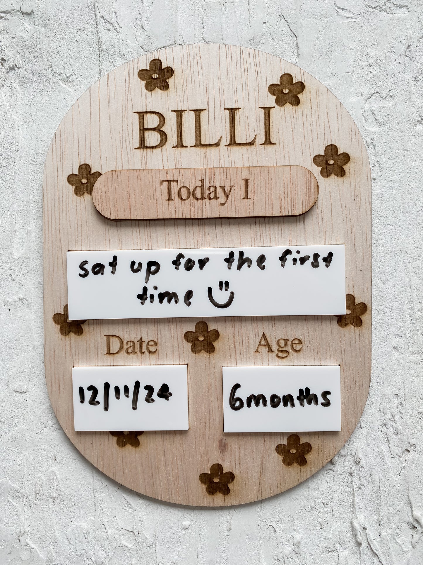 Personalised Milestone and Event Board