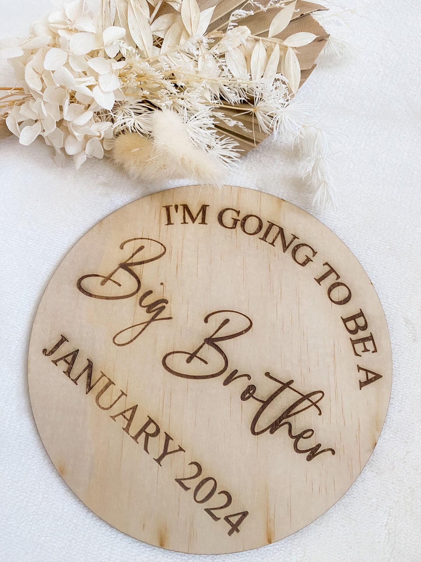 I’m Going to be a Big Sister/Brother Pregnancy Announcement