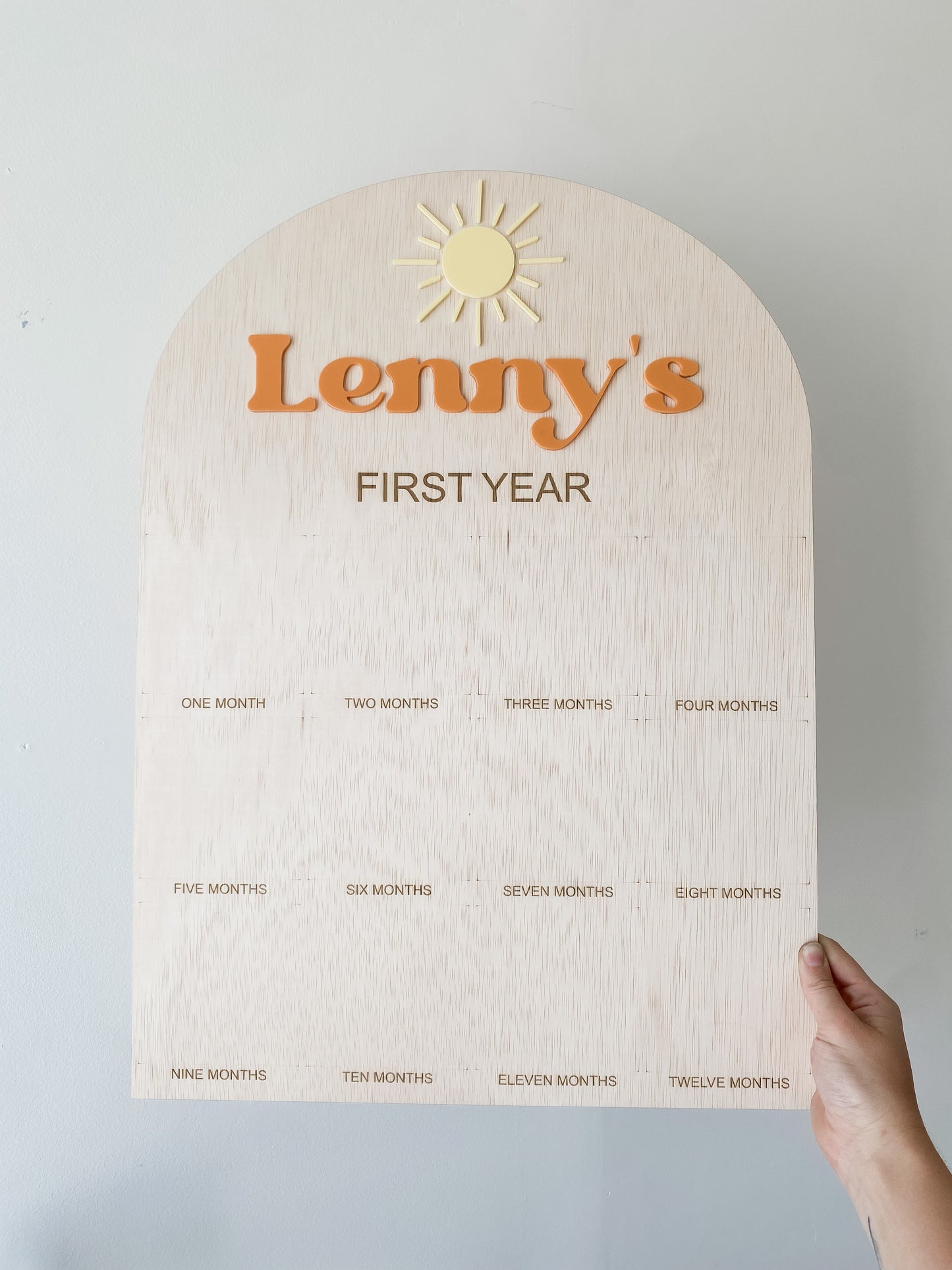 One Happy Boy/Girl Birthday Photo Board and Cake Topper