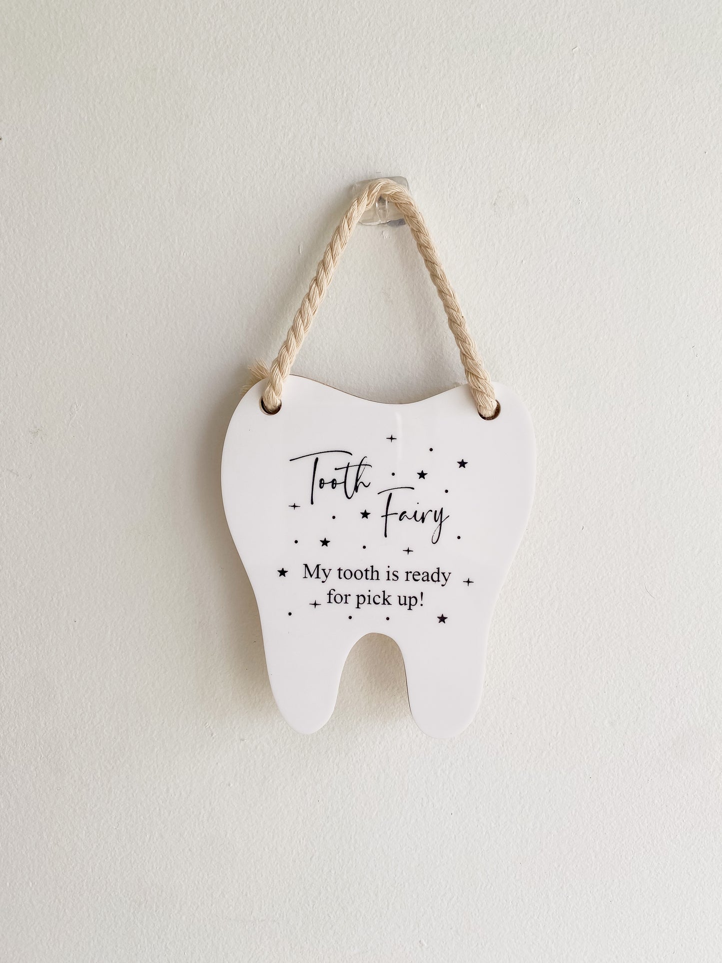 Tooth Fairy Door Sign and Tray Set