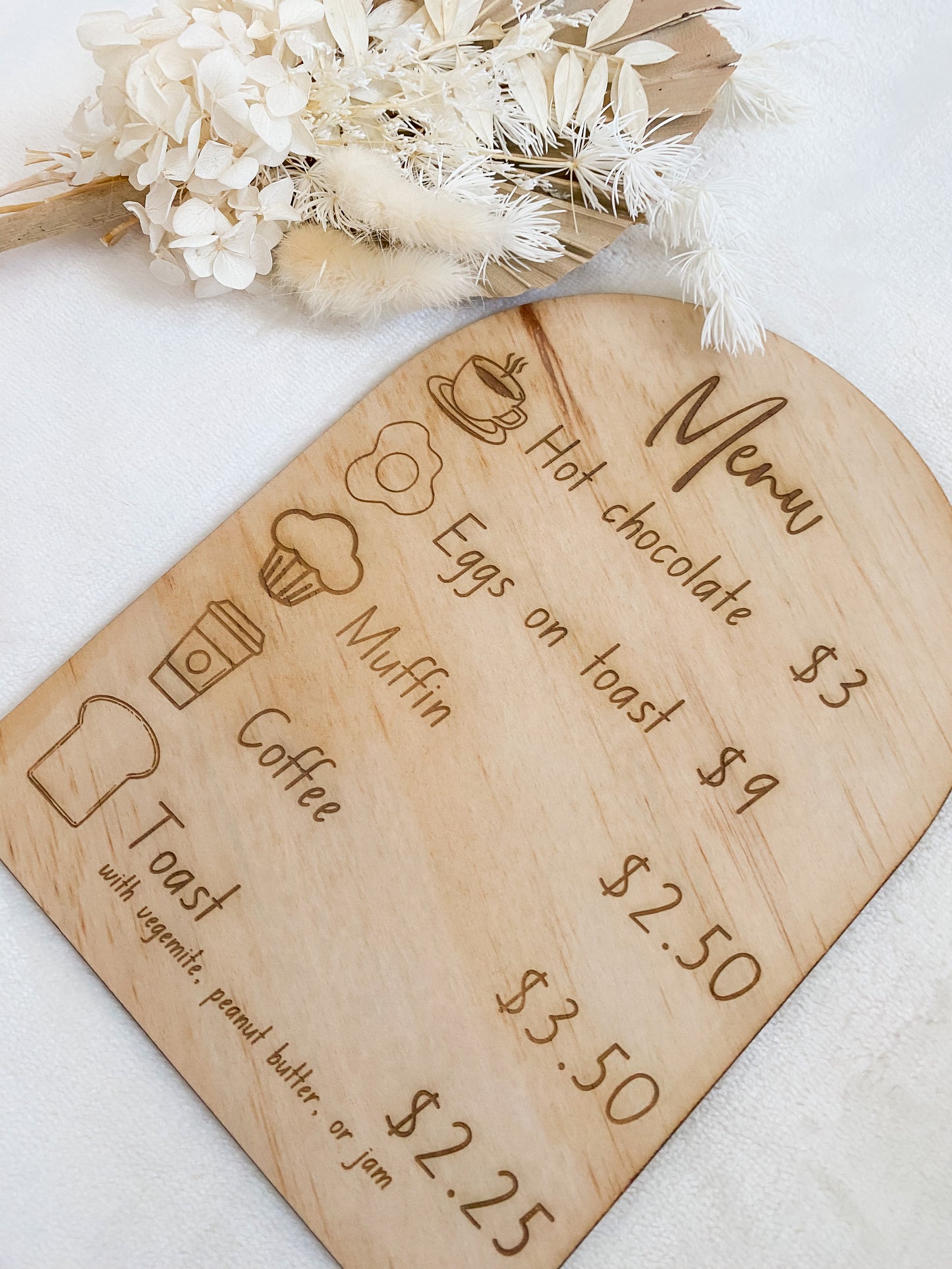 Cafe Menu Sign