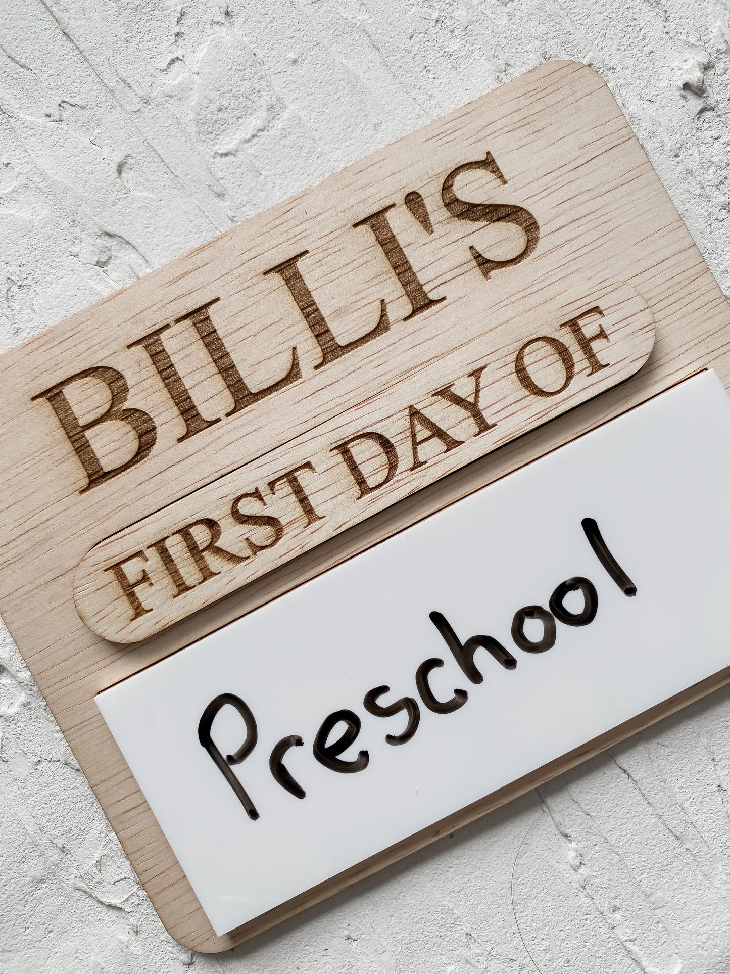 Personalised School Memory Sign
