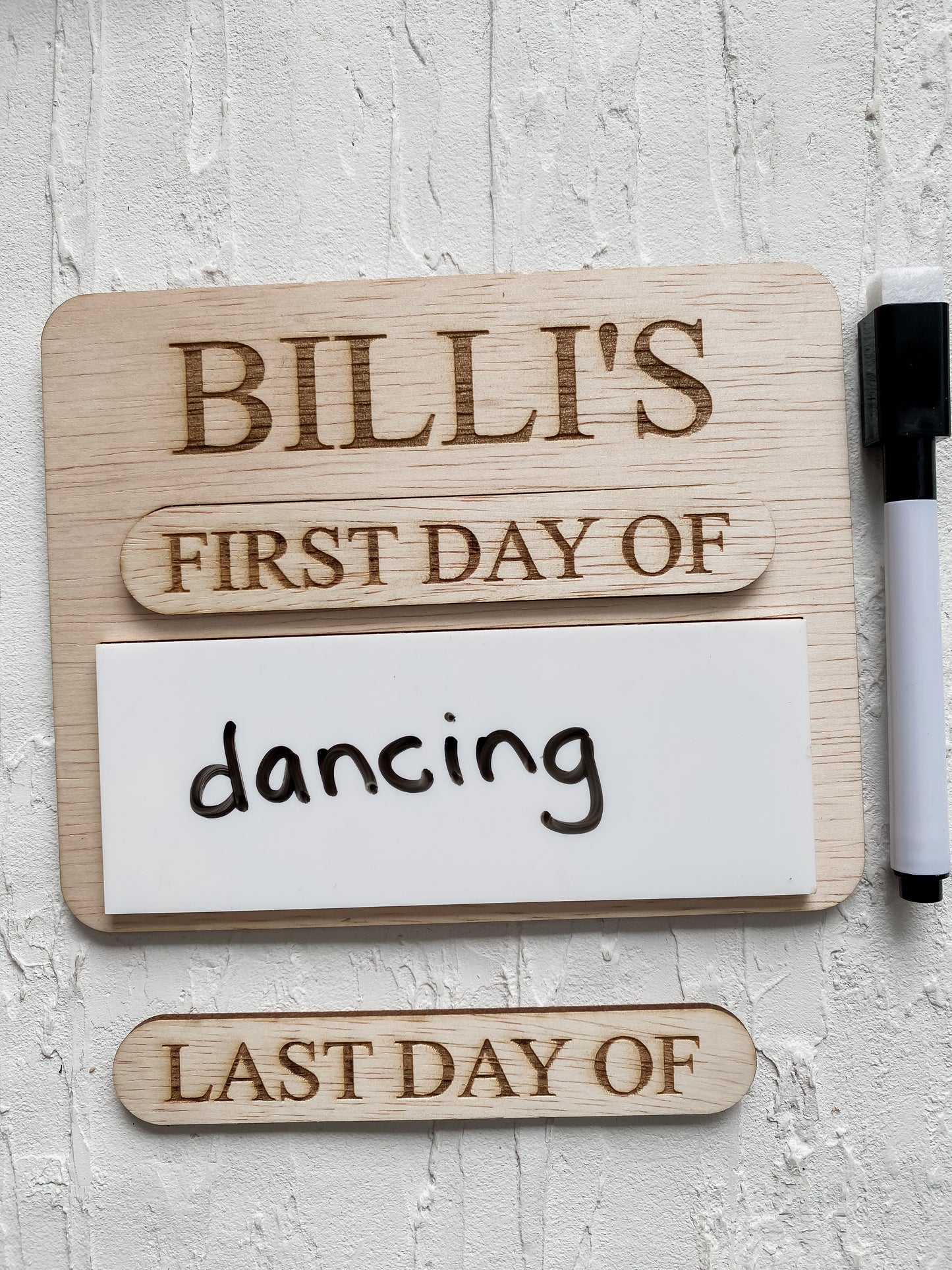 Personalised School Memory Sign