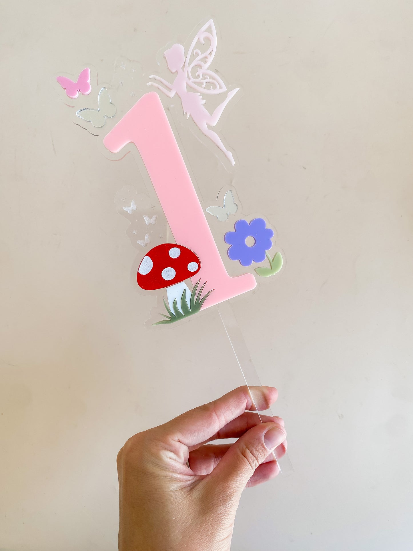 Fairy Garden Cake Topper