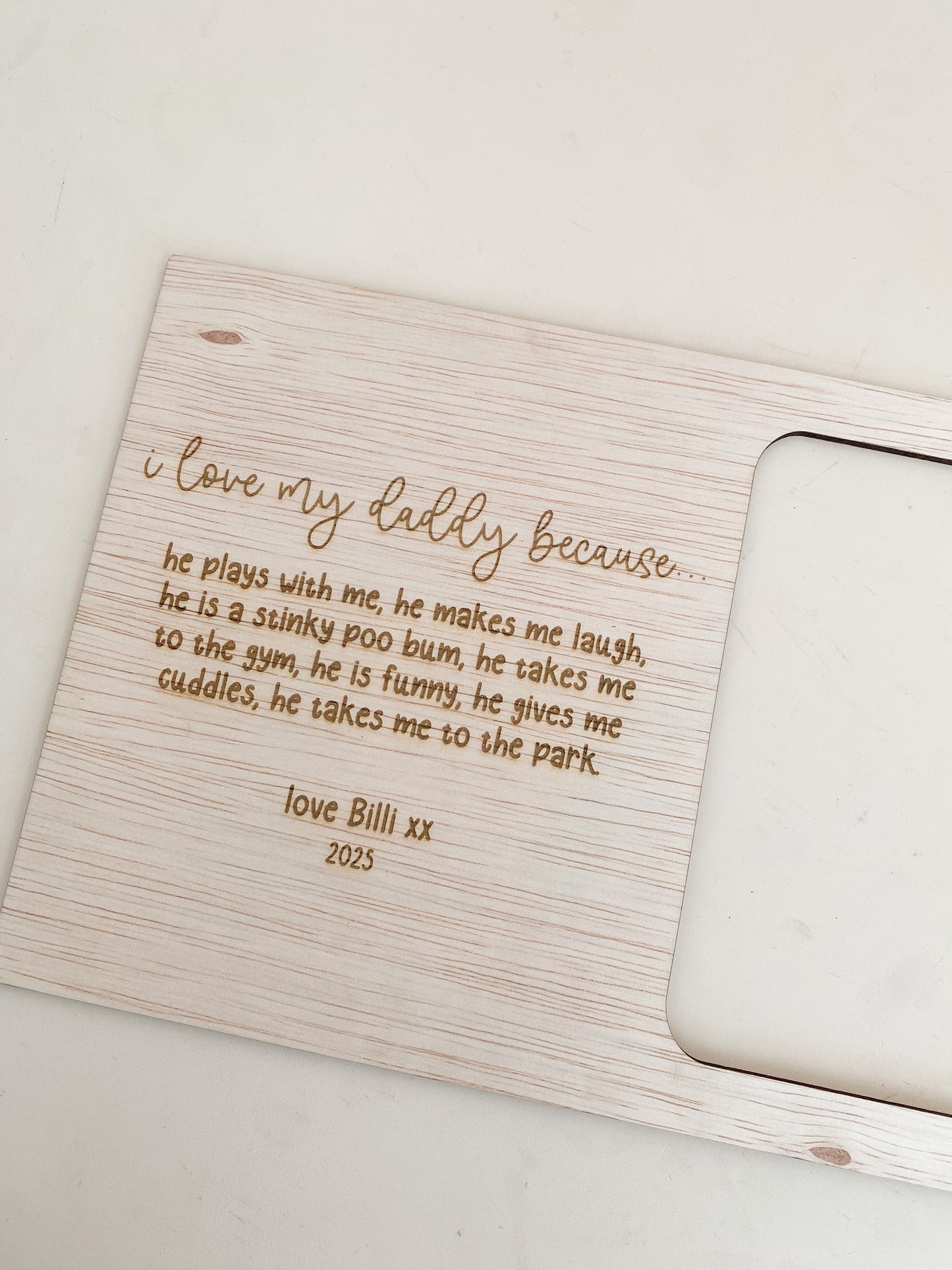 Reasons Why I love You Photo Frame
