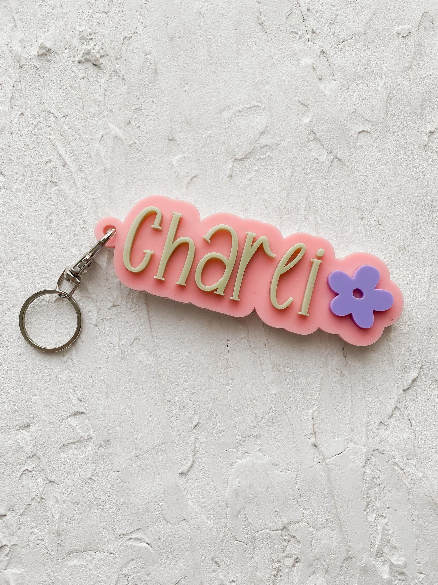 Acrylic Name Bag Tag