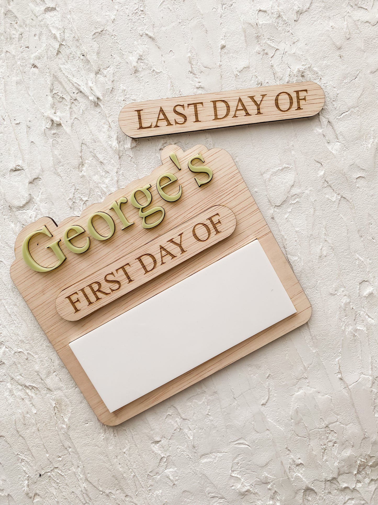 Personalised School Memory Sign