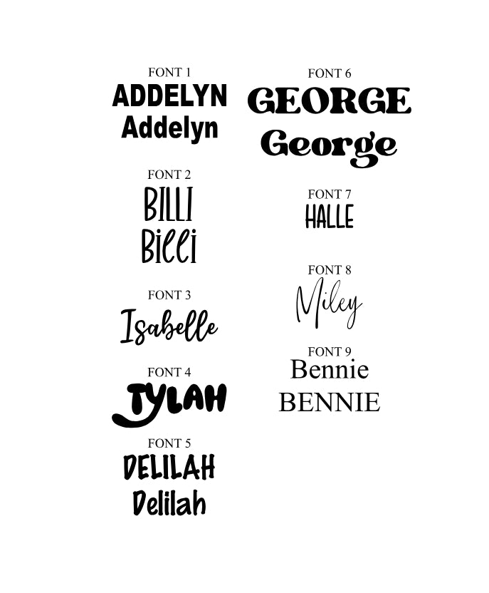Custom Name Sign