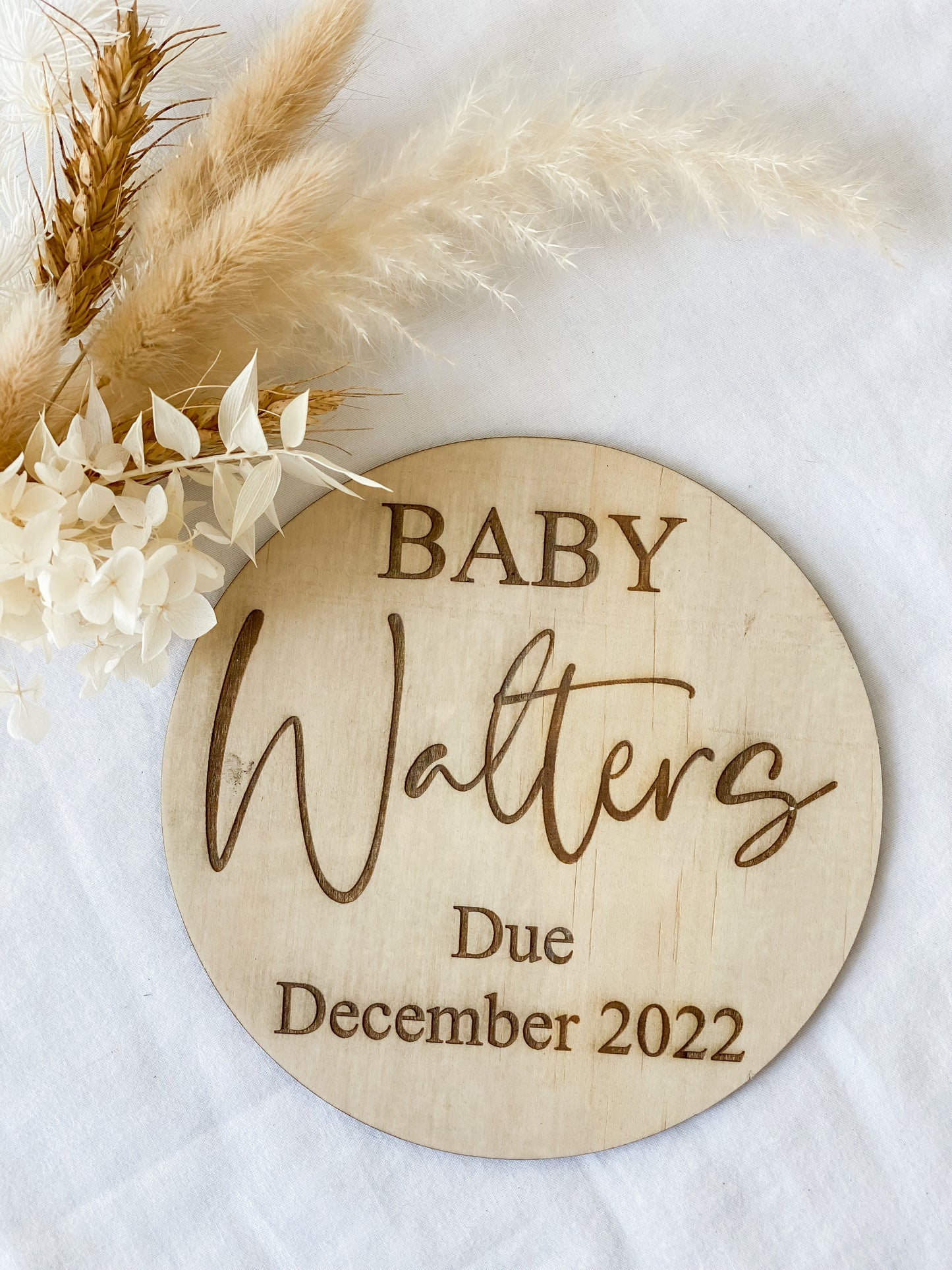 Pregnancy Announcement Sign