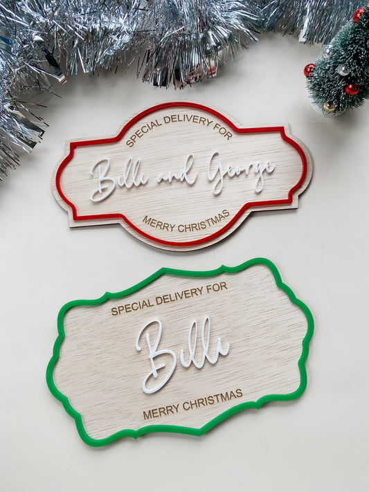 Christmas Crate Decorative Sign