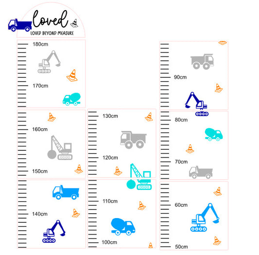Construction Heights Chart