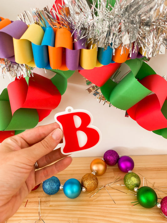 Personalised Initial Christmas Decoration