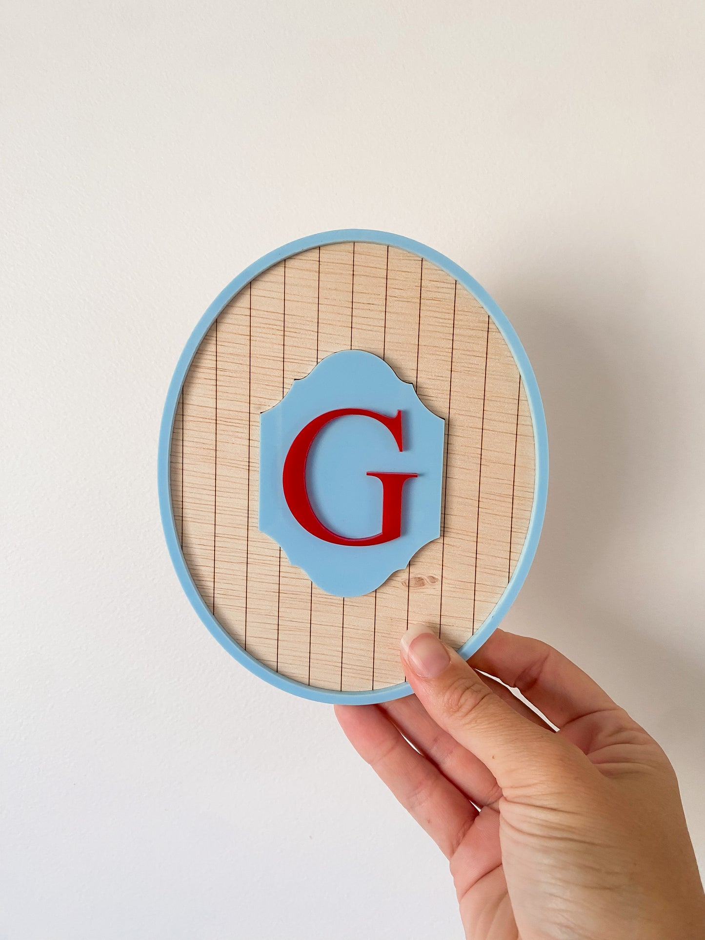Vintage Initial Sign