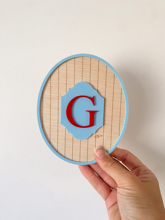 Vintage Initial Sign