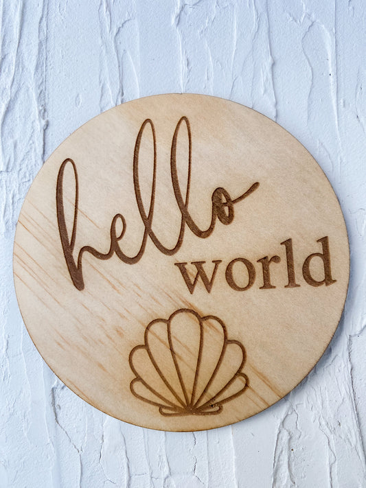 Hello world - shell