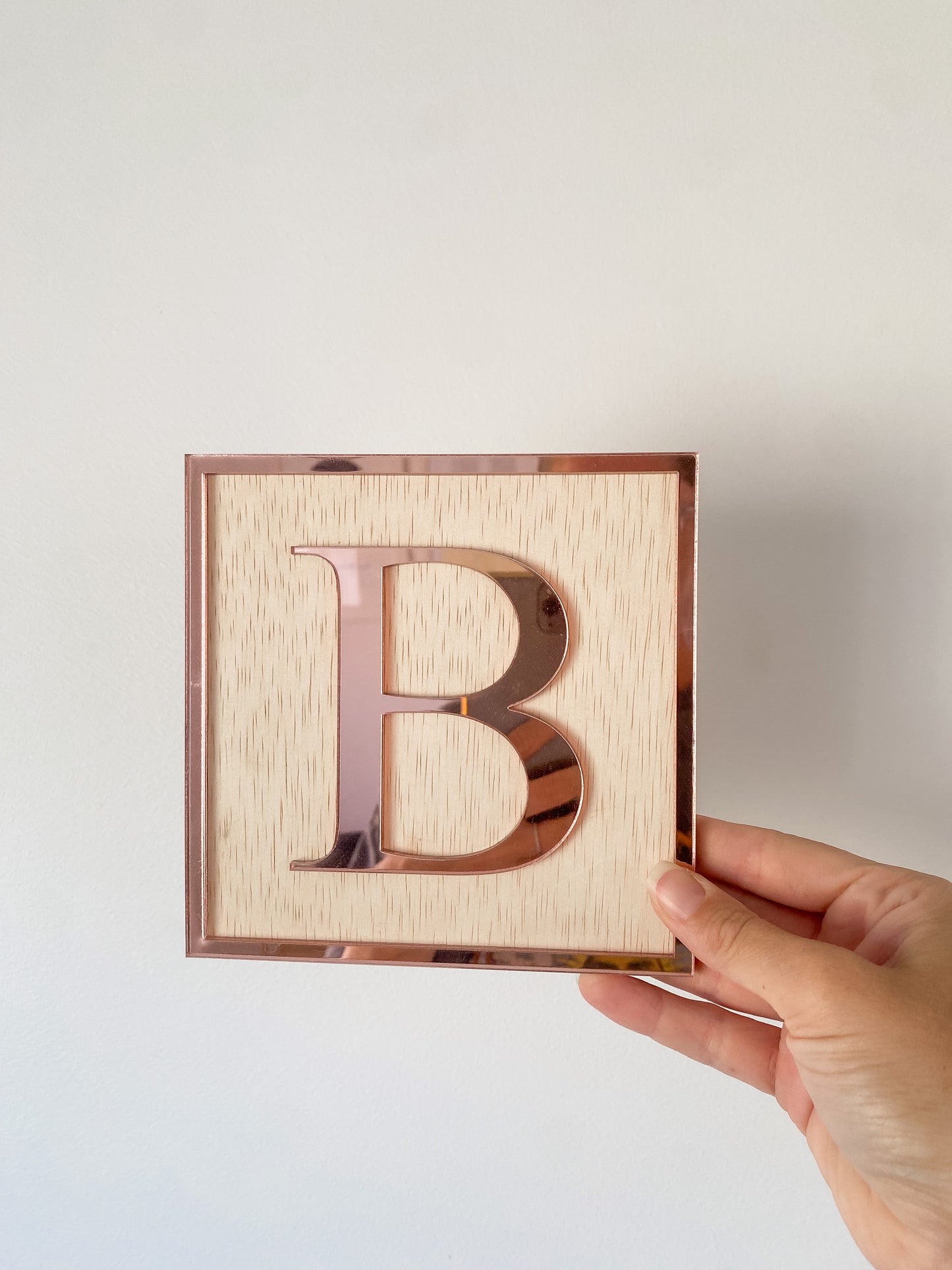Vintage Block Wall Letters