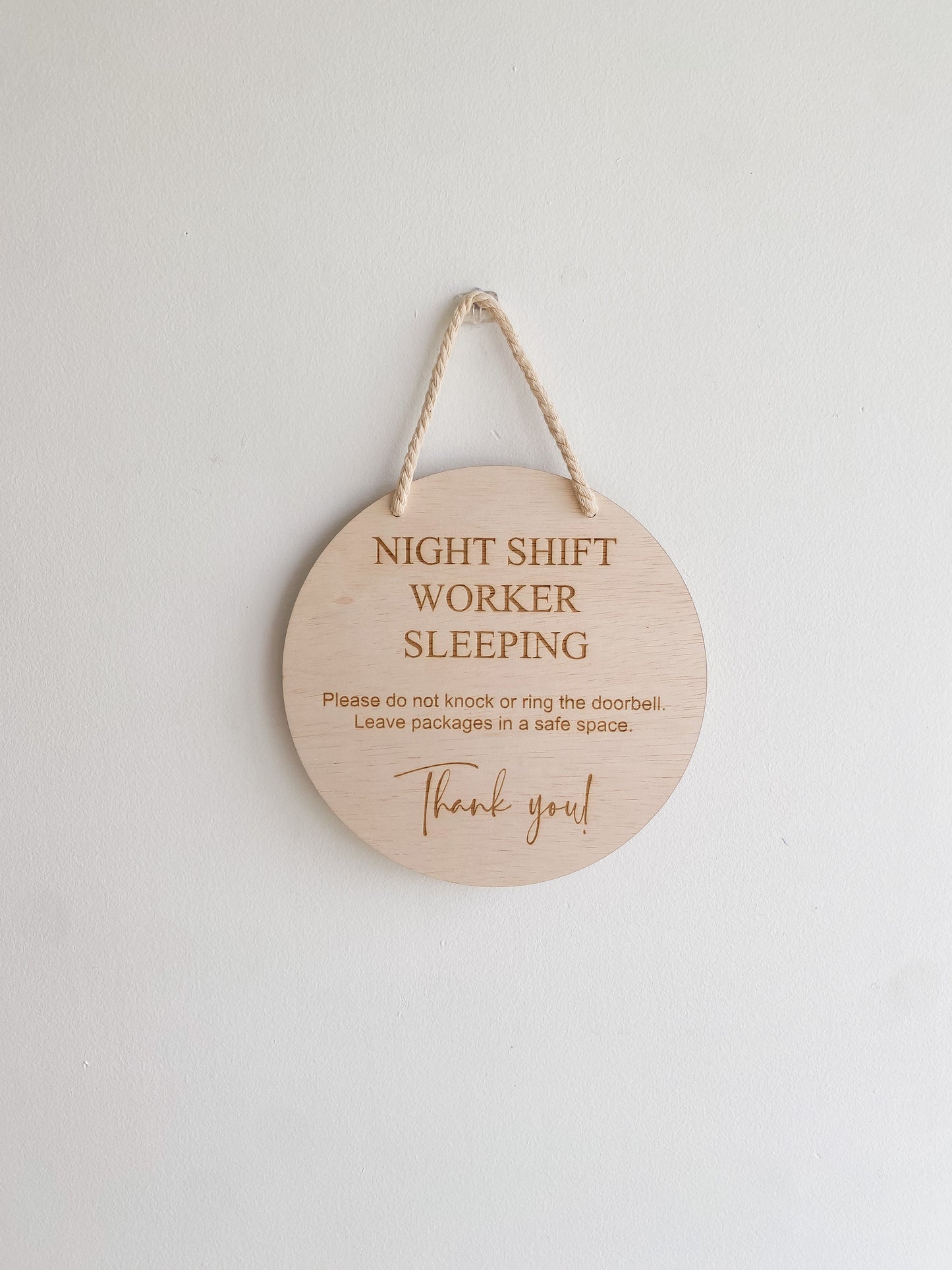 Do Not Knock - Shift Worker Sleeping