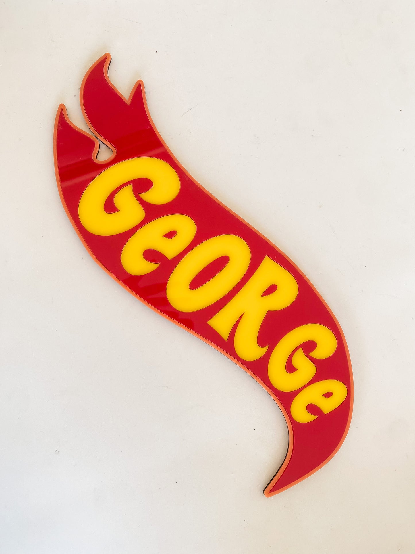 Hot Wheels Personalised Name Sign