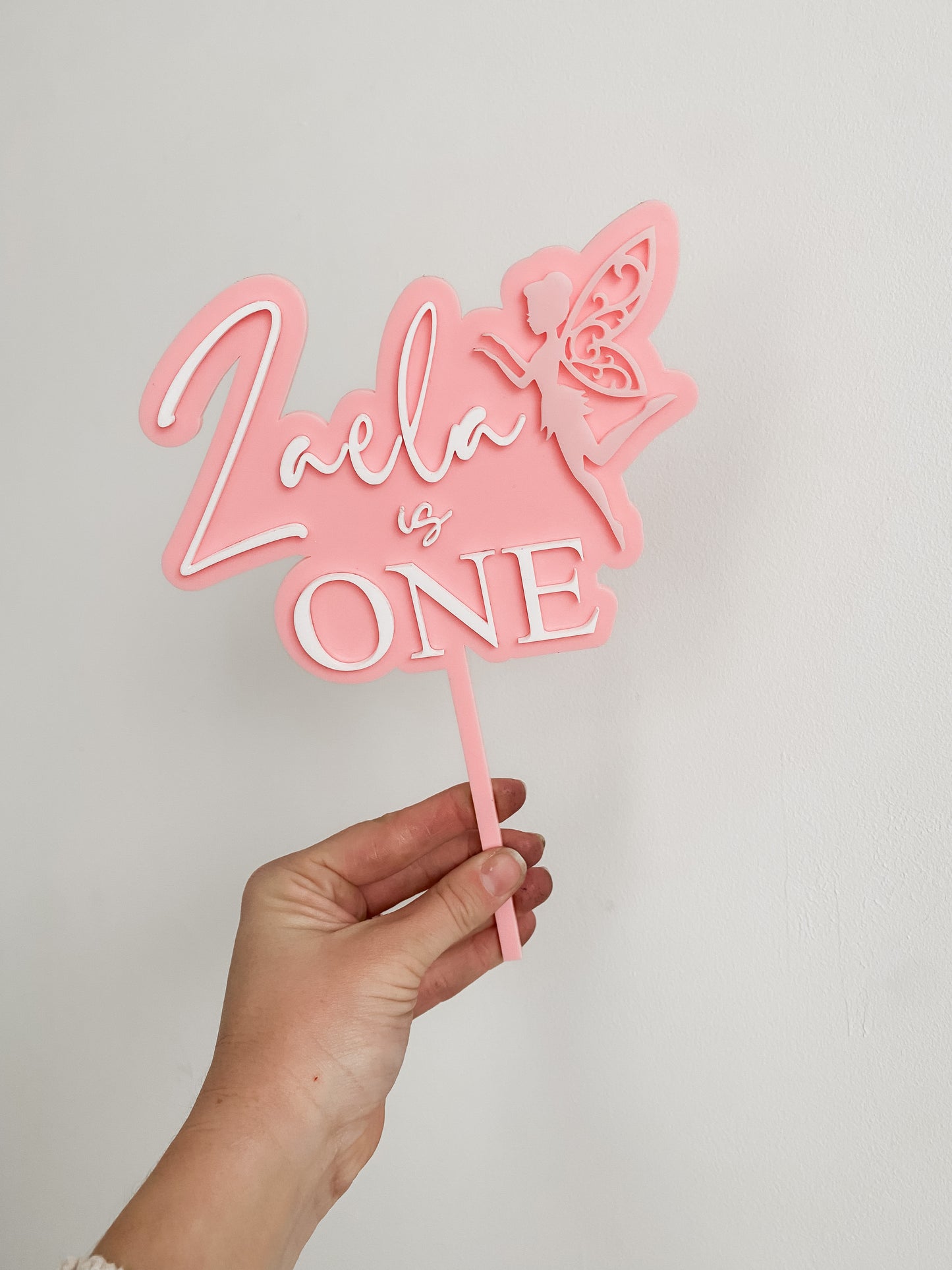 Personalised Fairy Cake Topper