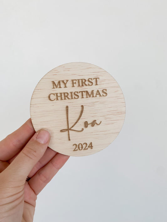 My First Christmas 2024 - PERSONALISED