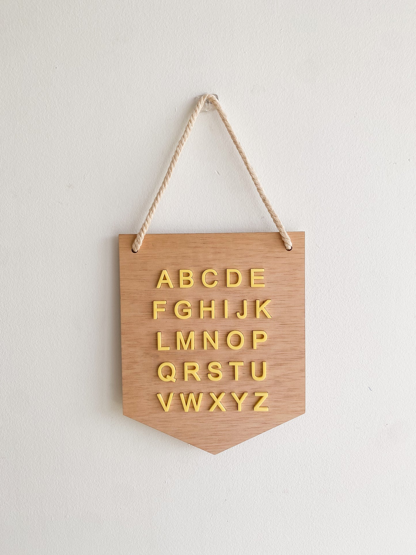 Alphabet Hanging Wall Sign