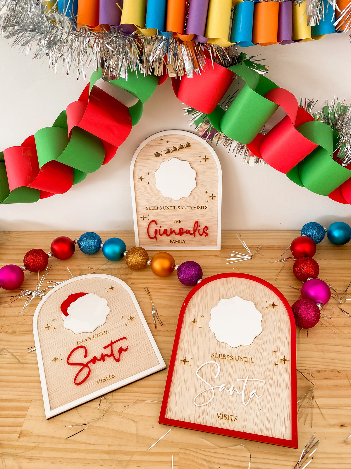 Personalised Countdown to Christmas