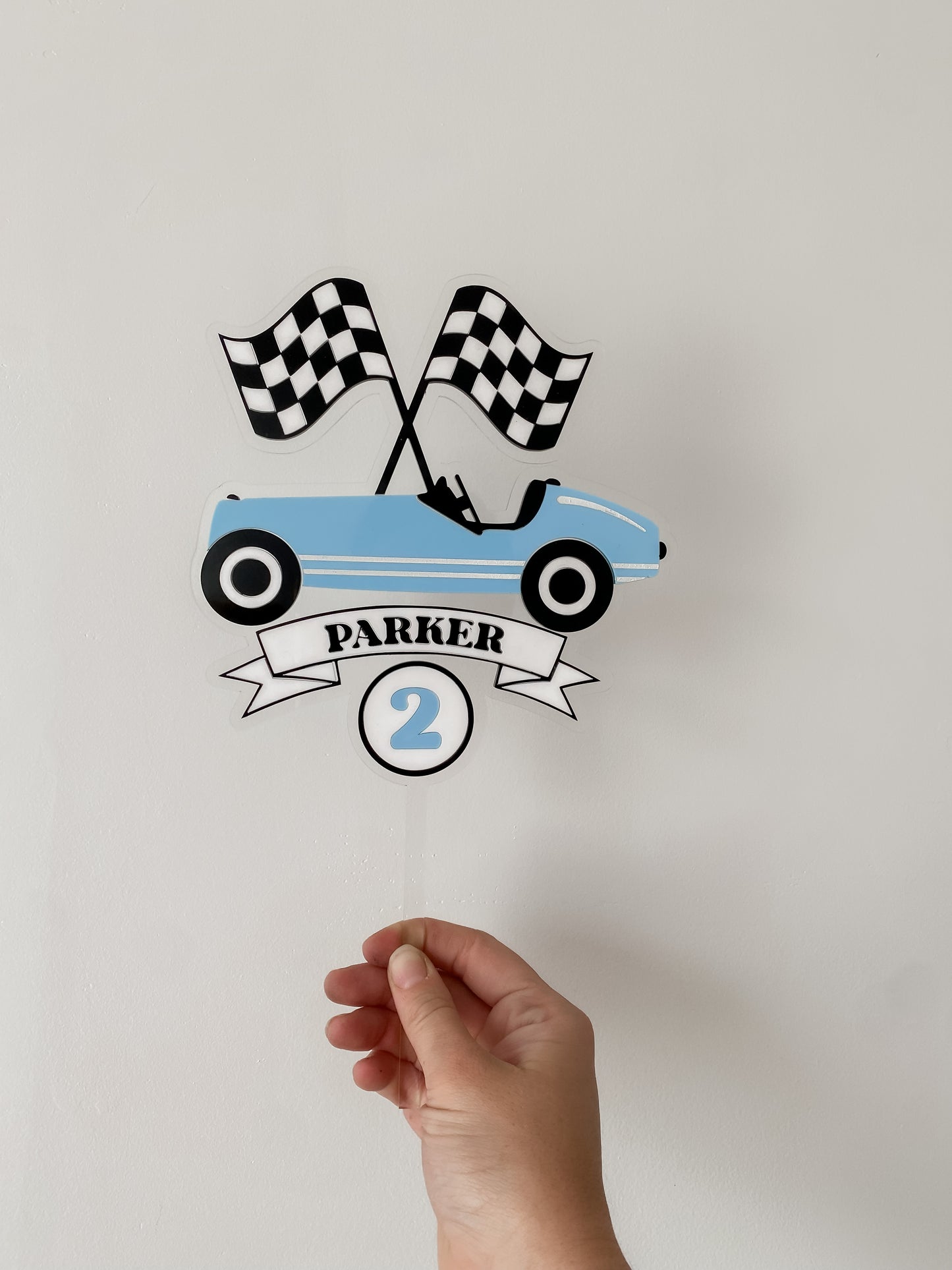 Race Car Cake Topper