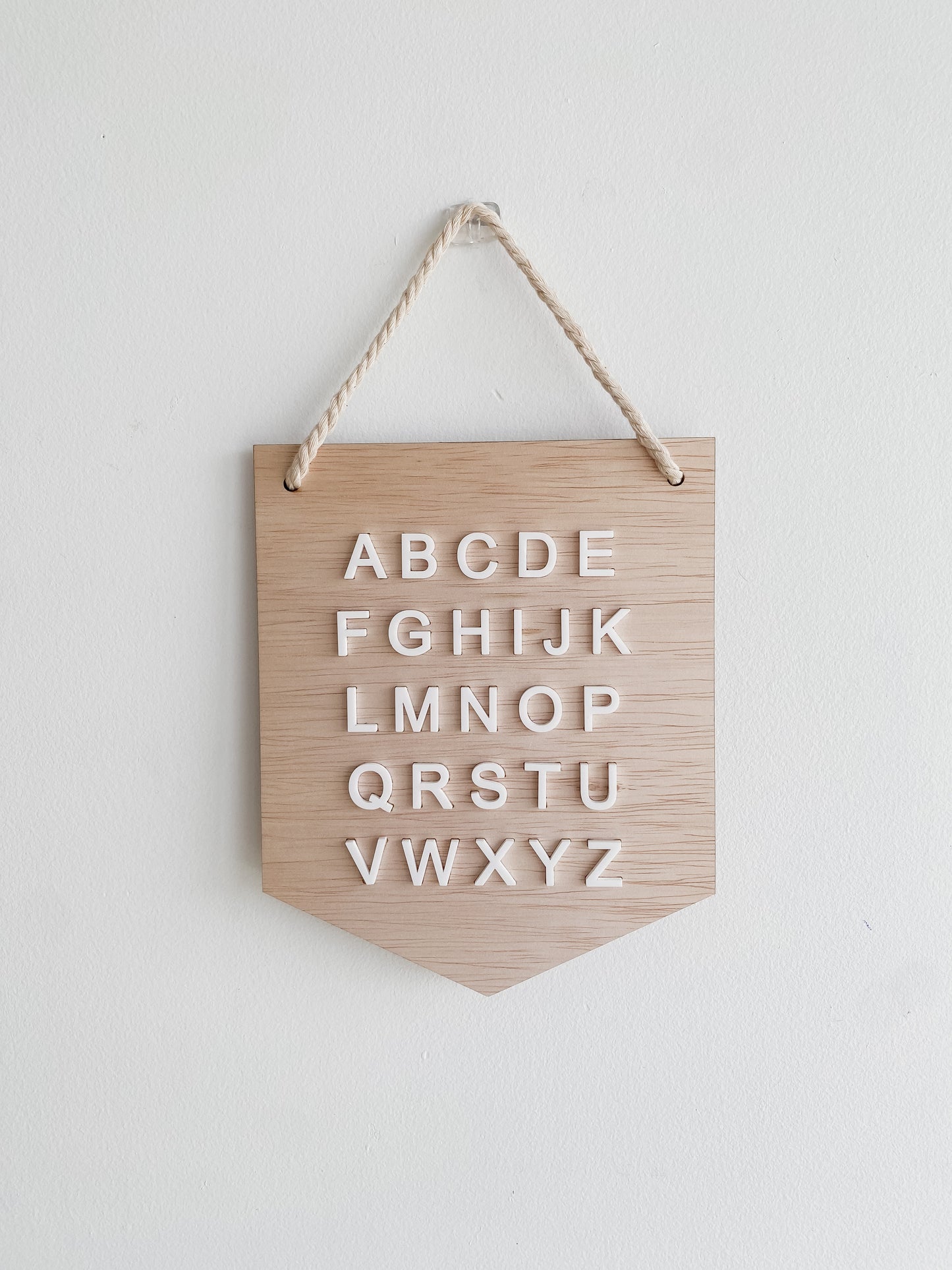 Alphabet Hanging Wall Sign