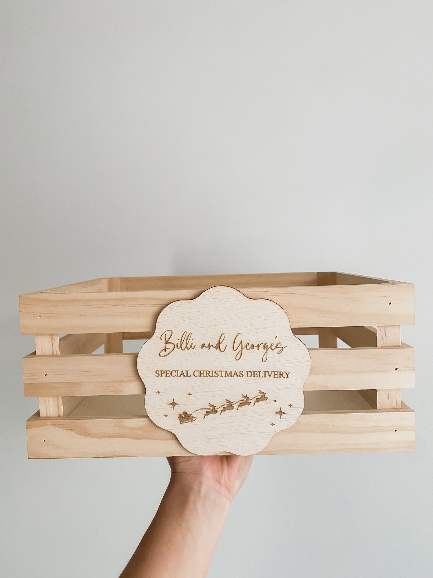 Christmas Crate Sign