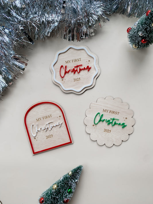 My First Christmas Sign - STANDARD