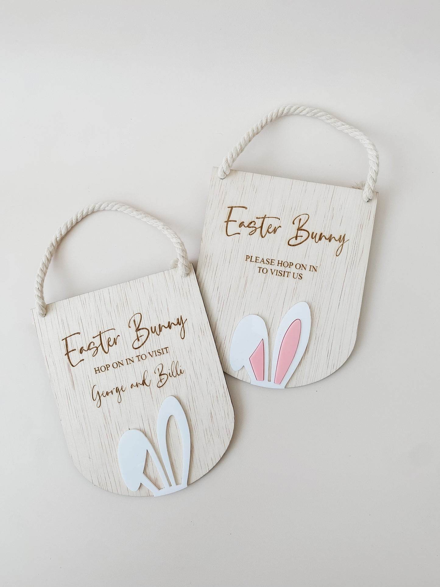 Easter Bunny Hop On In Sign