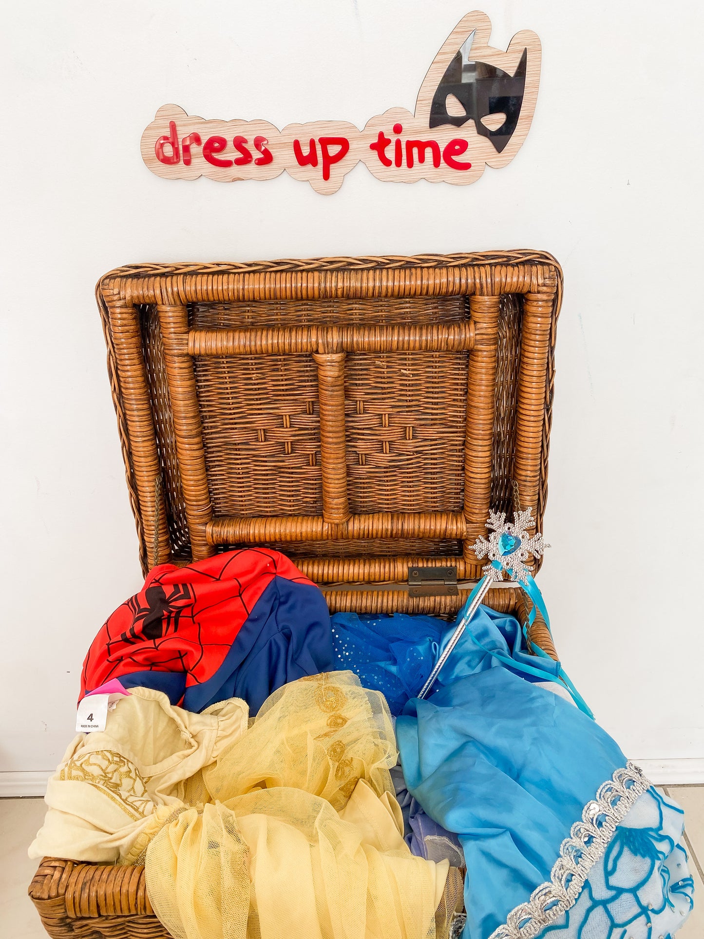 Dress Up Time Wall Sign MASK