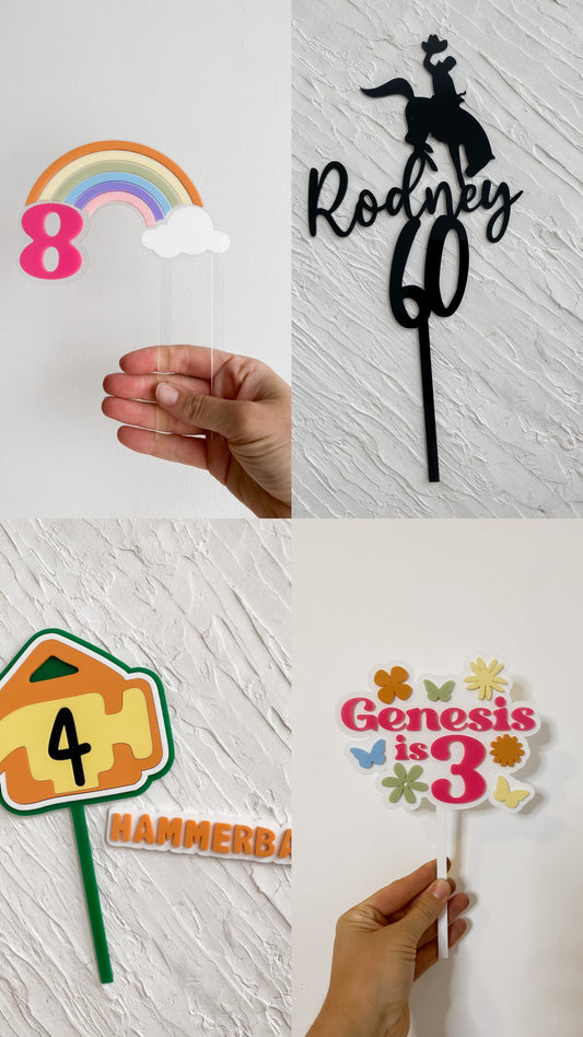 Custom Cake Toppers