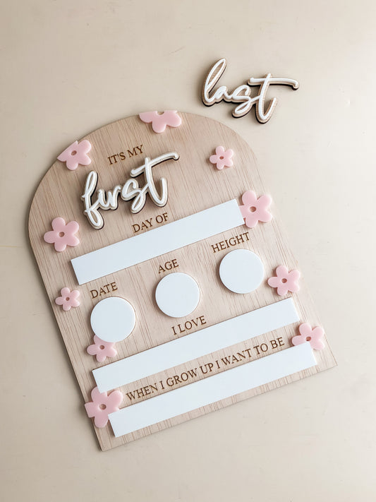 Large Back to School Board - FLOWERS