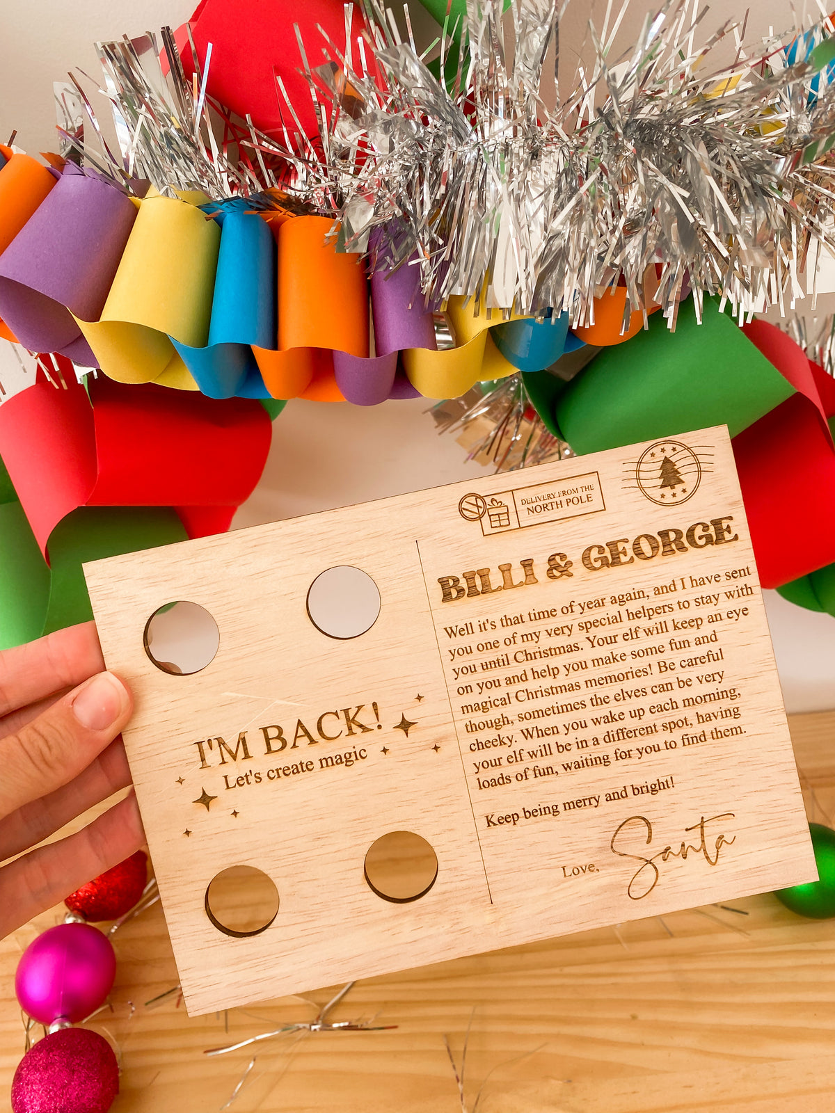 Elf Welcome Sign