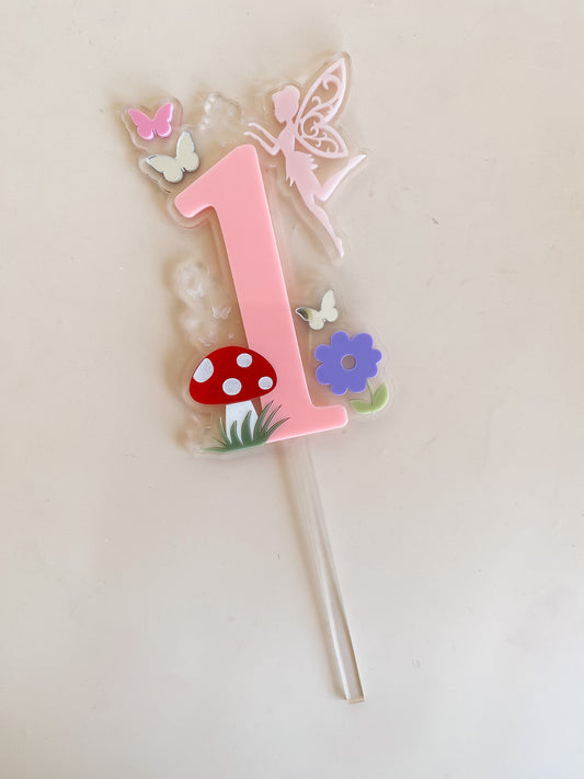 Fairy Garden Cake Topper