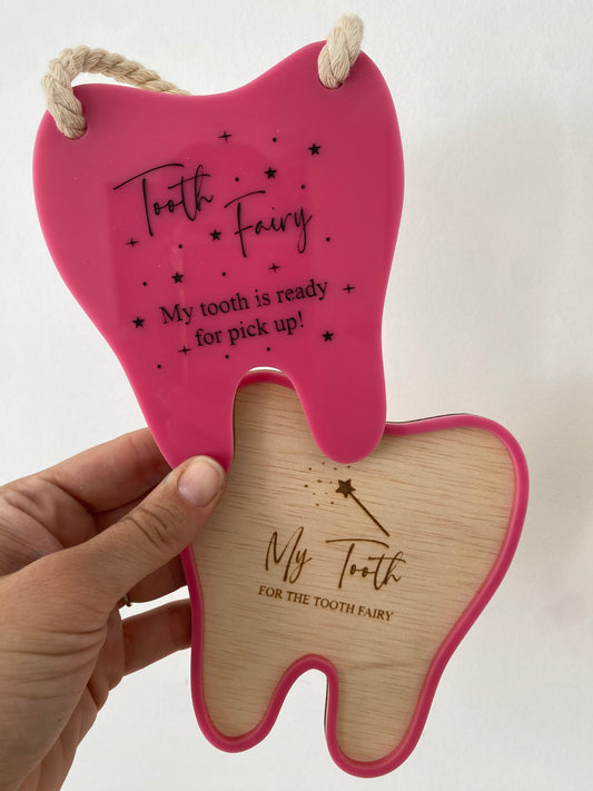 Tooth Fairy Sign and Tray